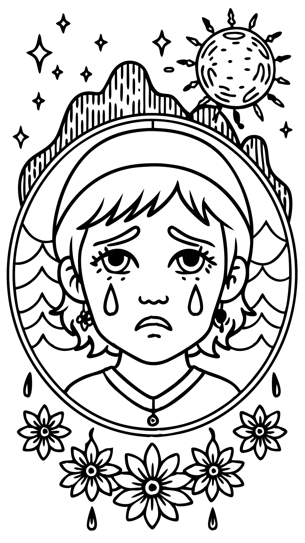 depressing coloring pages